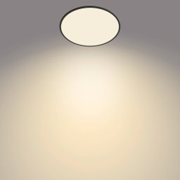 Philips SuperSlim ceiling lamp 2,700K Ø54cm black
