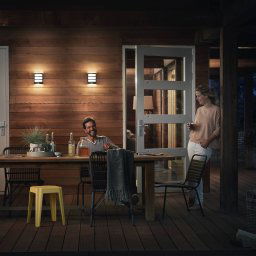Philips Python LED outdoor wall lamp 2,700K sensor