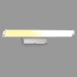 Briloner LED wall light Udonga, swivelling, CCT, dimmable, nickel