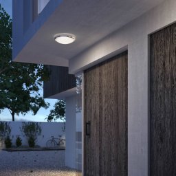Philips Doris LED outdoor light IP54 4,000K nickel