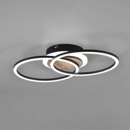 Reality Leuchten Giro LED ceiling lamp 3-bulb round remote control
