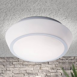 ORION Glas ceiling light Pia with IP44, 38 cm