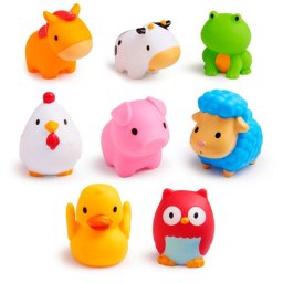 Munchkin Bath Farm Bath Squirts bath toy 9 m+ 8 pc