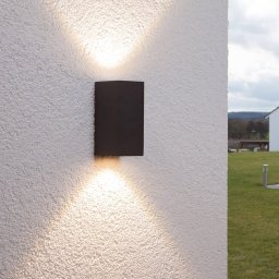 Lucande Tavi LED outdoor wall lamp Bridgelux set of 2