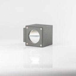 Lucande Jarno LED outdoor wall light, anthracite, set of 2, metal, 9cm