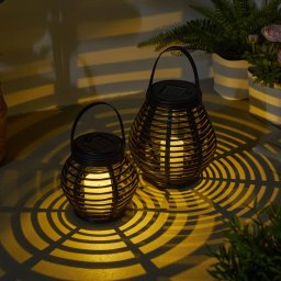 Pauleen Sunshine Glow LED solar lantern, 2 pieces