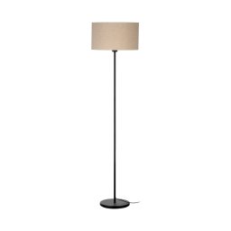 EGLO Feniglia floor lamp, linen lampshade, natural