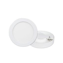 Prios LED ceiling light Edwina, white, 23 cm, set of 10