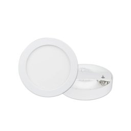 Prios LED ceiling light Edwina, white, 23 cm, set of 3