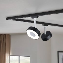 Paulmann URail Circle spot 3stepdim 4,000 K black