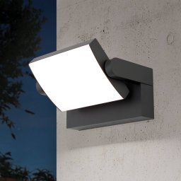 ORION Ginger LED outdoor wall light, IP54 CCT anthracite