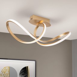 ORION Circus LED ceiling light, 3,000 K, brass