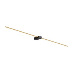 Wever & Ducré Lighting WEVER & DUCRÉ Finlin 2.0 wall black/gold 3,000 K