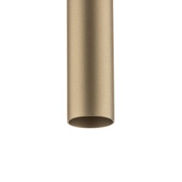 SIGMA Sopel 1 pendant light, cone-shaped, matt gold