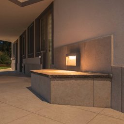 SLV Concreto LED outdoor wall light, width 37.5cm