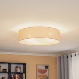 Euluna Roller blanket, fabric shade cappuccino Ø50cm