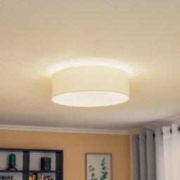 Euluna Roller blanket, fabric shade ecru, Ø 40 cm