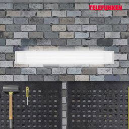 Telefunken Maat LED ceiling light, 60 cm long, white, 840