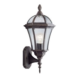 Searchlight Capri outdoor wall lamp, lantern upwards
