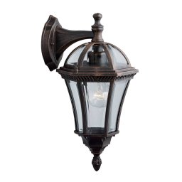 Searchlight Capri outdoor wall lamp, lantern downwards