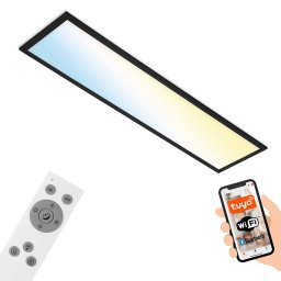 Briloner Platto S LED ceiling WiFi Bluetooth CCT remote