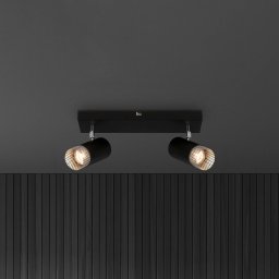 Briloner Plek GU10 downlight black/silver 2-bulb