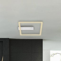 Briloner Nici LED sensor ceiling light square aluminium