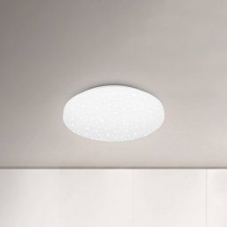 Briloner LED ceiling lamp Case IP44 starry sky 840 Ø 28cm