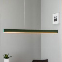 Argon LED pendant light Broll, green