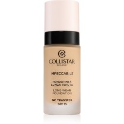 Collistar Impeccabile Long Wear Foundation Long-Lasting Foundation SPF 15 2R Rosy Beige 30 ml