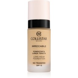 Collistar Impeccabile Long Wear Foundation Long-Lasting Foundation SPF 15 2G Golden Beige 30 ml