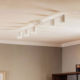 SIGMA Sky ceiling spotlight, 5-bulb, white