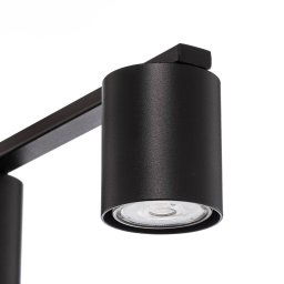 SIGMA Sky ceiling spotlight, 5-bulb, black