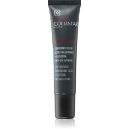 Collistar Uomo Attivi Puri Eye Contour Hyaluronic Acid + Caffeine Eye Contour Anti-Ageing Brightening Eye Cream 15 ml