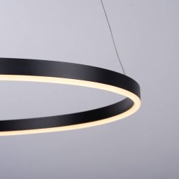 JUST LIGHT. GmbH LED pendant light Ritus, Ø 58.5cm, anthracite