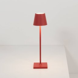 Zafferano Poldina micro battery-powered lamp IP65 red