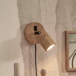 GOOD & MOJO Java wall lamp, plug, 1-bulb, natural