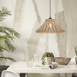 GOOD & MOJO Tahiti pendant light, natural/black
