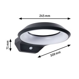 Paulmann Anela LED sensor wall light 2,200 K