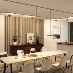 Paulmann URail Hildor LED pendant 3,000 K chrome