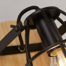 Searchlight Cage II wall lamp with a grid-like lampshade