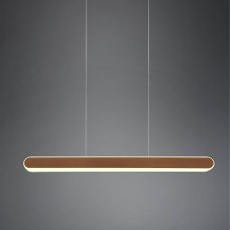 Trio Lighting Helios LED pendant light extendible dim CCT coffee