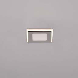 Trio Lighting Nimbus LED recessed IP44 8.5x8.5cm 830 chrome