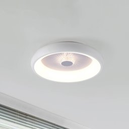 JUST LIGHT. GmbH Vertigo LED ceiling light, CCT, Ø 46.5 cm, white