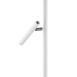 HELL Streak LED floor lamp, 2-bulb with a dimmer, white