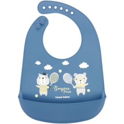 Canpol babies Bonjour Paris Bibs baby bib Blue 1 pc
