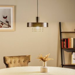 Alfa Beryt Pro pendant light in black/gold metal