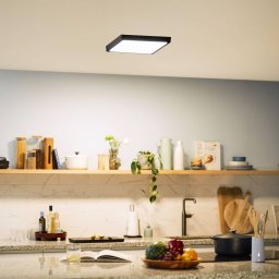 Philips Slim Surface, black, 28 x 28 cm, angular, 2,700 K