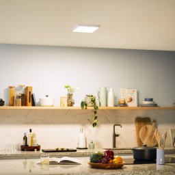 Philips Slim Surface, white, 21 x 21 cm, angular, 2,700 K