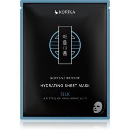 KORIKA Korean Heritage Silk & 8 Types of Hyaluronic Acid Hydrating Sheet Mask Moisturising face sheet mask 25 g